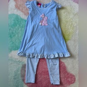 Like new! Size 7 Claire and Charlie bunny set